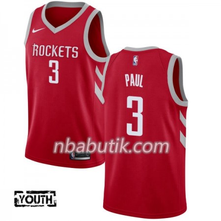 NBA Børn Trøje Houston Rockets Chris Paul 3 Nike 2017-18 Rød Swingman NBA Børn Trøje Houston Rockets Chris Paul 3 Nike 2017-18 Rød Swingman